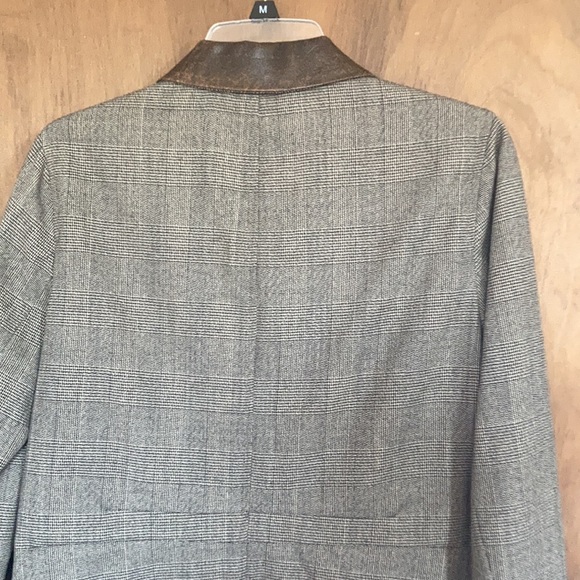 VINTAGE Harve Benard Sport blazer w faux leather accents - Picture 11 of 16